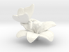 Butterfly And Lily Flower 1 Rock - S 3d printed 