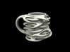 Interwebs mug  3d printed ceramic render of "interconnected mug"