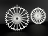 Dandelion Earrings 3d printed 