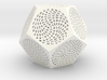 Voronoi Dodecahedron Lampshade ~ 120mm tall 3d printed 