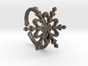 Snowflake Ring 2 d=16.5mm Adjustable h21d165a 3d printed 