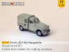 Citroën 2CV AZU 1963-'65 (TT 1:120) 3d printed 