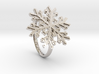 Snowflake Ring 1 d=17mm h21d17 3d printed 