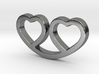 Two Hearts Together Pendant - Amour Collection 3d printed 