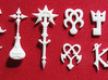 Kingdom Hearts Charms Extra Set 3d printed 