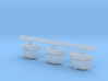 1:350 Scale USS John F Kennedy CONFLAG Stations 3d printed 