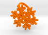 Snowflake Ring 1 d=19.5mm h21d195 3d printed 