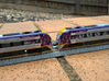 N.01A - N Scale V/Line V'Locity DMU 3d printed Connect cabs with Tomytec Scharfenberg Couplers