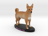 Custom Dog Figurine - Brooklyn 3d printed 