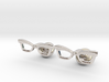 Hipster Glasses Cufflinks Female 3d printed 