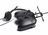 Controller mount for Xbox One Chat & BLU Win JR LT 3d printed Without phone - A Samsung Galaxy S3 and a black Xbox One controller & chat