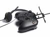 Controller mount for Xbox One Chat & Oppo Joy 3 3d printed Without phone - A Samsung Galaxy S3 and a black Xbox One controller & chat