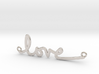 Love Handwriting Necklace 3d printed 
