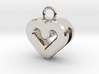Resonant Heart Keychain 3d printed 