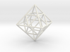 octahedron 3d printed 