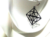 OCTAHEDRON Earrings Nº2 3d printed 