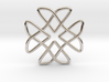 Two Doves Celtic Knot Pendant 3d printed 