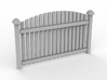 Fence 02. HO Scale (1:87) 3d printed Fence in HO scale
