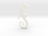 BioArtifacts Lizard Logo Pendant 3d printed 