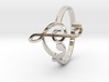 Size 6 Clefs Ring 3d printed 