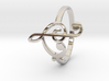 Size 9 Clefs Ring 3d printed 