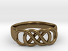 Double Infinity Ring 22.2mm V2 3d printed 