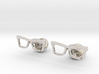 Hipster Glasses Cufflinks Origin 3d printed 