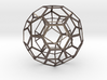 Dodecahedron in Truncated Icosahedron 3d printed 