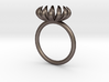 Annie Ring, very small bloom ring 3d printed 