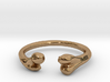 Bone adjustable Ring (Woman size) 3d printed 