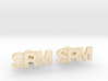 Monogram Cufflinks SRM 3d printed 