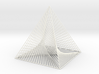 Small Square Pyramid Curve Stitching 3d printed 