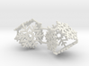 Snowflake Earrings 3 3d printed 