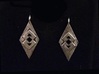 Triangle Earrings (Large) 3d printed 
