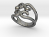 Two Bubbles Ring 17 - Italian Size 17 3d printed 