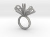 Loopy petals ring 3d printed 