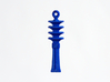 Djed EarRings - Pair - Plastic 3d printed Royal Blue Strong and Flexible.