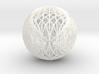 Epicycloid, 3 cusp sphere 3d printed 