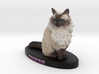 Custom Cat Figurine - Foofsie 3d printed 