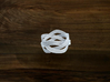 Turk's Head Knot Ring 3 Part X 4 Bight - Size 6.75 3d printed 
