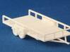 HO Scale Four set of Flat Bed Trailer 3d printed 