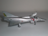 020A Mirage IIID - 1/144  3d printed Model built and painted by Luis von Glehn. Home made decals. Canopy was made with a thin plastic sheet