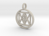 United "I AM" 3D Pendant. 21mm Nickel size 3d printed 