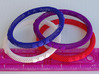 Bracelet Flexible 10 Hearts - 8mm 3d printed Strong & Flexible Material
