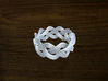 Turk's Head Knot Ring 3 Part X 10 Bight - Size 10. 3d printed 