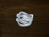 Turk's Head Knot Ring 4 Part X 3 Bight - Size 7 3d printed 