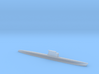 Zulu-class submarine, 1/2400 3d printed 