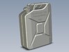 1/9 scale WWII Wehrmacht 20 lt fuel canister x 1 3d printed 