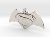 Batman vs Superman Emblem - Reversible Pendant Key 3d printed 