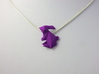 Origami Rabbit Pendant 3d printed Origami Rabbit Pendant